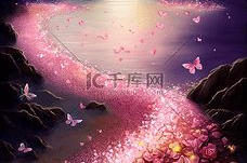 美好的夜晚花季短视频素材,捕捉春夜浪漫瞬间,短视频素材精选集